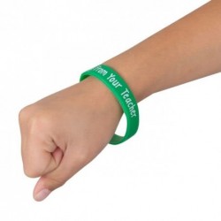 Happy Birthday from Your Teacher Silicone Bracelets - Set of 24 $38.21 Kids' Dress-Up Accessories