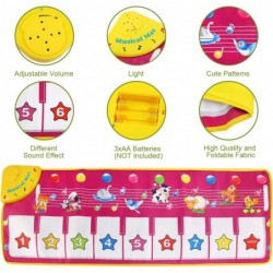 Music Toys Kids Musical Mat Music Keyboard Piano Mat Dance Floor Mat Carpet Baby Touch Playmat Animal Blanket Early Education...