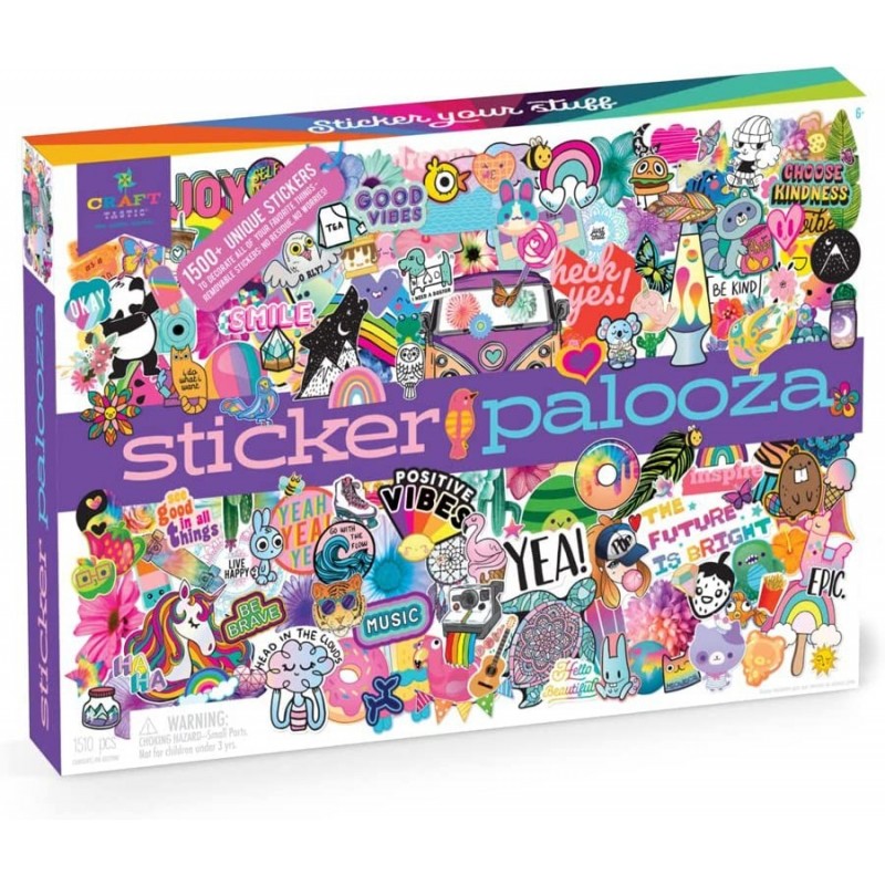 — Sticker Palooza — 1500+ Cute & Trendy Stickers for Kids and Teens — Decorate Notebooks Phones Laptops and More! $35.70 Kids...