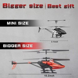 Remote Control Helicopter Toys for Boys Kids RC Helicopters Altitude Hold Hobby RC Airplane Gyro & LED Light 3.5 Channel Micr...