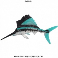 Realistic Animal Figures Sailfish Sea Animal Toy Science Project Cake Topper Early Educational Toys Birthday for Toddlers Kid...