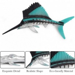 Realistic Animal Figures Sailfish Sea Animal Toy Science Project Cake Topper Early Educational Toys Birthday for Toddlers Kid...