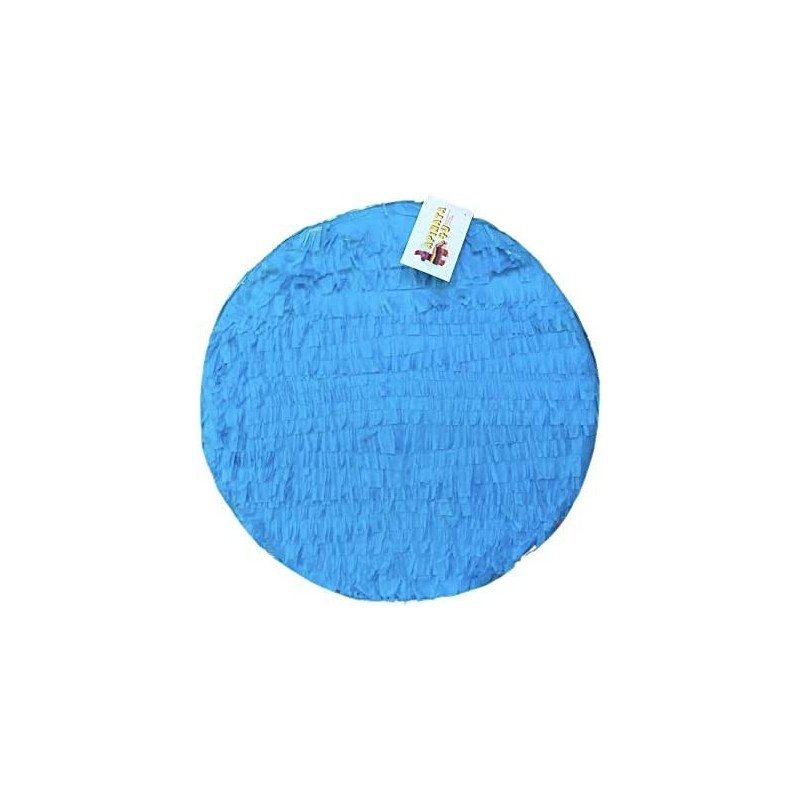 APINATA4U 16" Round Blank Pinata Bright Blue Color Great to Create your Own Pinata $56.60 Piñatas