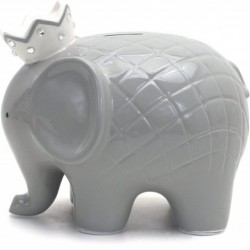 Ceramic Coco Elephant Piggy Bank Gray $66.71 Kids' Money Banks