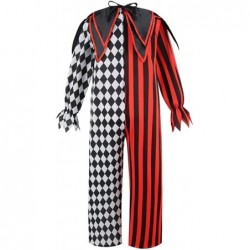 Clown Costume for Kids with Wig Halloween Scary Dress Up for Boys and Girls $45.56 Kids' Costumes