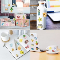 Water Bottle Stickers 200 Pcs/Pack Waterproof Cute Vinyl Aesthetic Vsco Stickers for Hydroflask Laptop Computer Skateboard Ph...