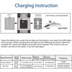 Remote Control Car High Speed Racing Car with USB Charger Multi Function & LED Light Smart Watch Voice Command Remote Control...