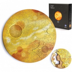 Wooden Jigsaw Puzzles for Adults - Unique Laser Cut Wood Puzzles Venus Galaxy Puzzle Great as Gifts and Family Games - 6.3in ...