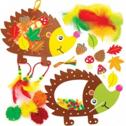 AW936 Hedgehog Dreamcatcher Kits - Pack Of 4 Arts And Crafts For Kids $96.65 Kids' Drawing & Writing Boards