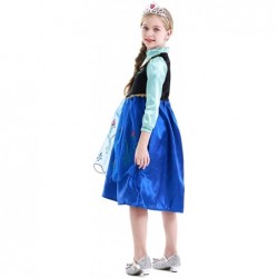 Girls Dress Clothes Princess Costume Cape Birthday Party Cosplay Outfits Accessories Rose Red $39.98 Kids' Costumes