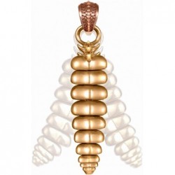 Rattlesnake Tail Rattle Pendant Necklace Brass Shakeable Fidget Jewelry for Women Men $48.49 Kids' Dress-Up Accessories