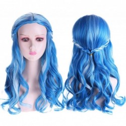 Kids Blue Wig Long Wavy Child Wig Light Blue Wig for Kids Heat Resistant Synthetic Hair Cosplay Costume Girls Wig (New Blue) ...