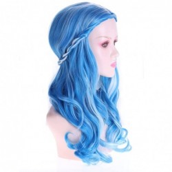 Kids Blue Wig Long Wavy Child Wig Light Blue Wig for Kids Heat Resistant Synthetic Hair Cosplay Costume Girls Wig (New Blue) ...