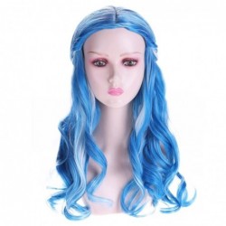 Kids Blue Wig Long Wavy Child Wig Light Blue Wig for Kids Heat Resistant Synthetic Hair Cosplay Costume Girls Wig (New Blue) ...