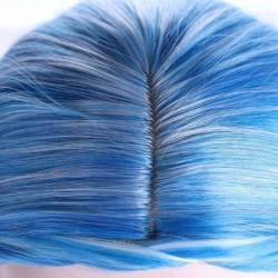 Kids Blue Wig Long Wavy Child Wig Light Blue Wig for Kids Heat Resistant Synthetic Hair Cosplay Costume Girls Wig (New Blue) ...