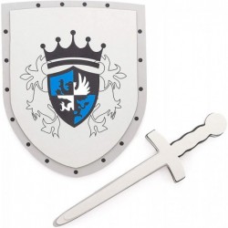 Foam Pretend Play Toy Shield & Sword Set (Blue Knight) $26.21 Kids' Costumes