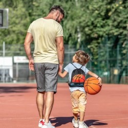 Basketball Party Favors Basketball Drawstring Bags Basketball Silicone Wristband Keychains Goodie Candy Bags Party Supplies (...