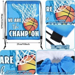 Basketball Party Favors Basketball Drawstring Bags Basketball Silicone Wristband Keychains Goodie Candy Bags Party Supplies (...