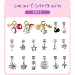 DIY Charms Bracelets Making Kit Gifts for Girls Unicorns Charms Beads Bracelets & Necklaces for Jewelry Making Kit Christmas ...