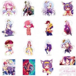 no Game no Life Sticker Pack of 50 Stickers - Waterproof Durable Stickers Classic Japanese Anime Stickers for Water Bottles C...