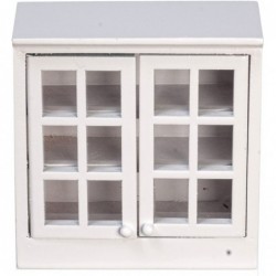 Upper Kitchen Wall Cabinet in White by Town Square Miniatures $40.98 Dollhouse Accessories