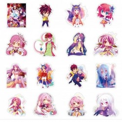 no Game no Life Sticker Pack of 50 Stickers - Waterproof Durable Stickers Classic Japanese Anime Stickers for Water Bottles C...