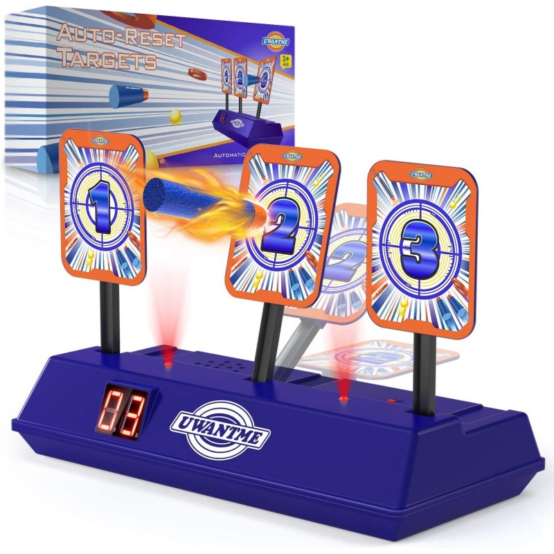 DOTH Electric Target Scoring Auto Reset Shooting Digital Target for Nerf Guns Blaster $30.19 Toy Foam Blasters & Guns