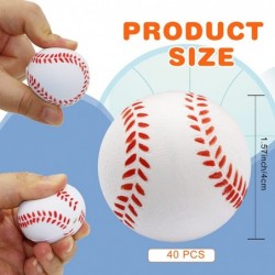 Mini Foam Baseballs Stress Ball Small Sports Squeeze Ball Squishy Baseball Balls for Kids Stress Relief Party Favors Party Go...