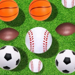 Mini Foam Baseballs Stress Ball Small Sports Squeeze Ball Squishy Baseball Balls for Kids Stress Relief Party Favors Party Go...