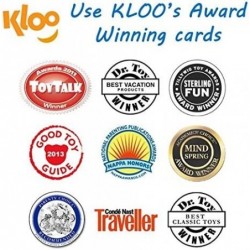 Learn French with KLOO's Race to Paris Board Game - 4 Decks - Award Winning Fun - Beginner to Intermediate $66.33 Board Games