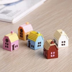 5 Pieces Mini House Miniature Ornament Kits Miniature Ornament for DIY Dollhouse Decoration Fairy Garden Plant Décor $13.87 D...