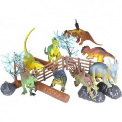 Dinosaur Pail Set Animal Toy Mesh Bag Play Set Toy for Kids 20 Pieces $41.26 Play Figure Playsets