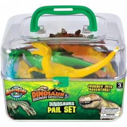 Dinosaur Pail Set Animal Toy Mesh Bag Play Set Toy for Kids 20 Pieces $41.26 Play Figure Playsets