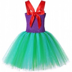 Mermaid Costume for Girls Colored LED Light Up Mermaid Princess Tutu Dress for Halloween Birthday Party Gifts $48.03 Kids' Co...