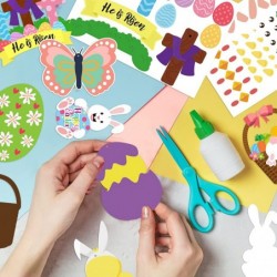 77Pcs Creativity DIY Craft Ornament Kit for Kids Make Your Own Unique Sticker Party Game DIY Hanging Decoration Supplies for ...