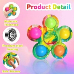 16 Pack Pop Fidget Spinners Easter Goodie Bag Stuffers Sensory Fidget Toys Bulk for Its Stress Relief Treasure Box Classroom ...