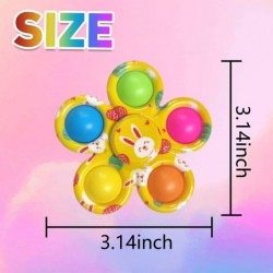 16 Pack Pop Fidget Spinners Easter Goodie Bag Stuffers Sensory Fidget Toys Bulk for Its Stress Relief Treasure Box Classroom ...