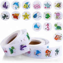 1000 Pieces Cute Sea Animal Stickers Adorable Round Sea Animals Cartoon Stickers Kids Reward Stickers Cartoon Animal Labels f...