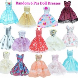 6 Pcs Ball Mini Gown Dress for 11.5 inch Girl Doll Clothes Playset $16.84 Doll Accessories