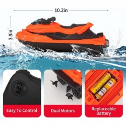 RC Boat for Kids Remote Control Boats for Pool and Lake Waterproof/Dual Motors/Replaceable Battery Motorized Pool Float Water...