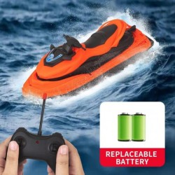 RC Boat for Kids Remote Control Boats for Pool and Lake Waterproof/Dual Motors/Replaceable Battery Motorized Pool Float Water...