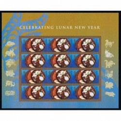 2015 Lunar Year of the Ram Forever Stamps Sheet of 12 Scott 4957 $38.71 Collectible Postage Stamps