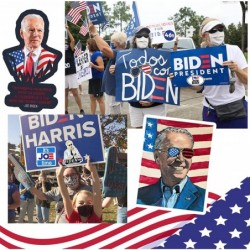 Biden Stickers (20 Pcs Large Size) American Patriotic Biden Sticker Gifts Vinyl for Water Bottles Computer Phone $16.56 Kids'...