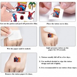 Spiderman Stickers- Tattoos Stickers Pad - 60 Scenes-Amazing Ultimate Spiderman - Age 3-8 Perfect for Gifts Party Favor Goodi...