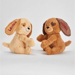 Personalized Lots of Love Hugging Puppies - Christmas - Couples Stuffed Animal $53.06 Stuffed Animals & Teddy Bears