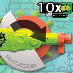 Zombie Strike Ghoulgrinder Blaster -- Rotating 10-Dart Wheel 10 Official Zombie Strike Elite Darts -- for Kids Teens Adults $...