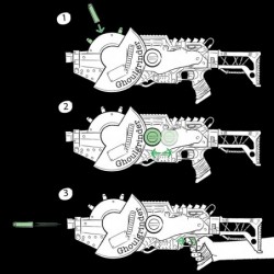 Zombie Strike Ghoulgrinder Blaster -- Rotating 10-Dart Wheel 10 Official Zombie Strike Elite Darts -- for Kids Teens Adults $...