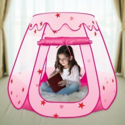 Princess Pop Up Tent Kids Playhouse Tent with a Carry Bag Foldable Princess Tent for Girls and Boys with Mesh Windows for Ven...