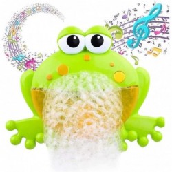 Musical Frog Baby Bath Toy Bubble Machine Bathtub Maker for Bath $39.03 Bathtub Toys