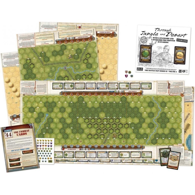 Memoir '44 Through Jungle and Desert Board Game EXPANSION | Historical Miniatures Battle Game for Adults and Kids | Ages 8+ |...